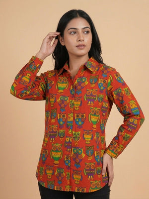Owl You Need Maternity and Nursing Oversized Shirt - S Maternity and Nursing Tops