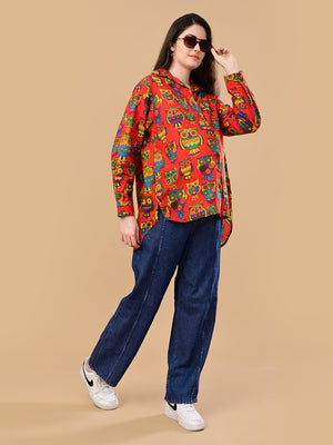 Owl You Need Maternity and Nursing Oversized Shirt - S Maternity and Nursing Tops