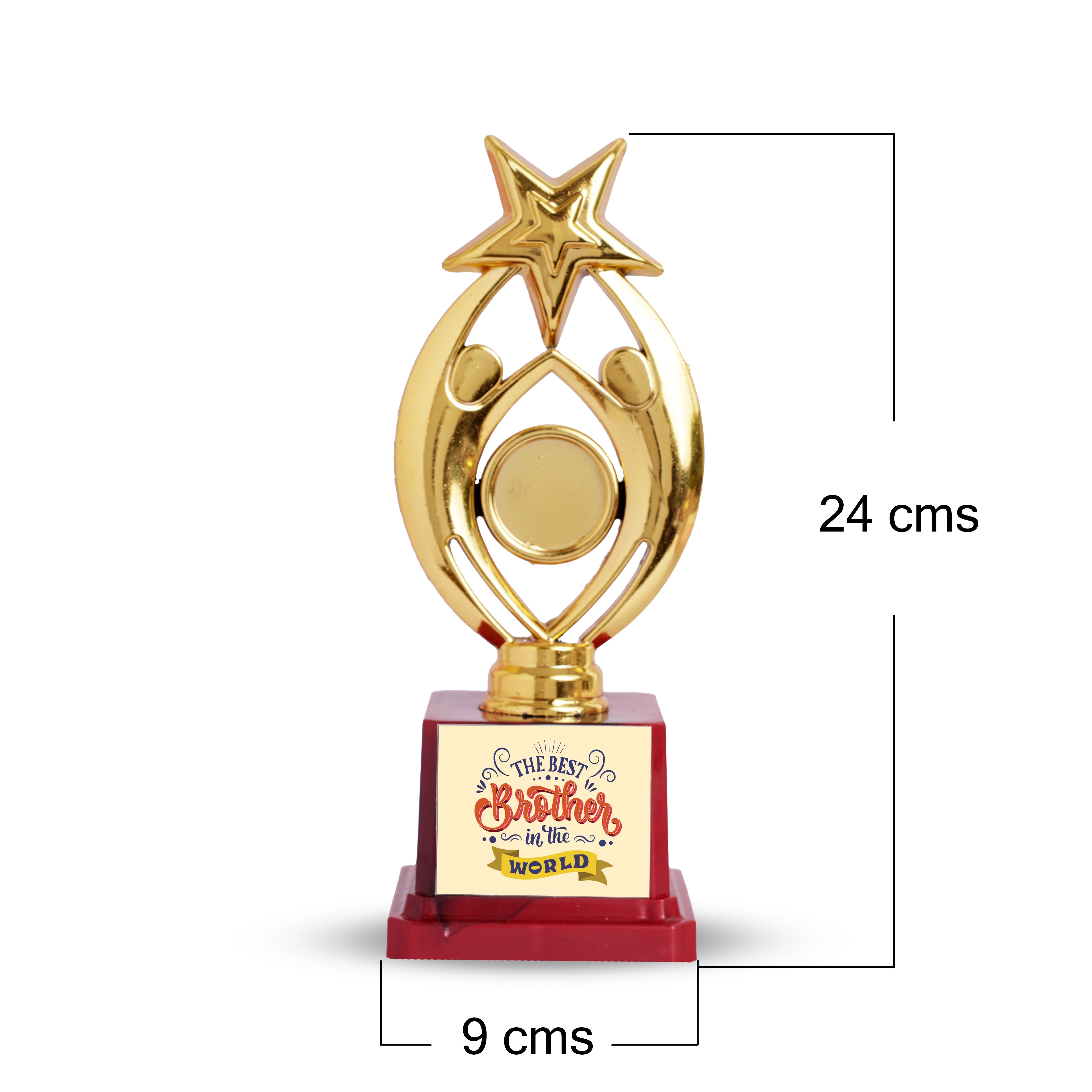 Oye Happy Best Bro Sash with Trophy – Rakhi Gift Combo for Brother / Bhai - OHBBST