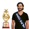 Oye Happy Best Bro Sash with Trophy – Rakhi Gift Combo for Brother / Bhai - OHBBST