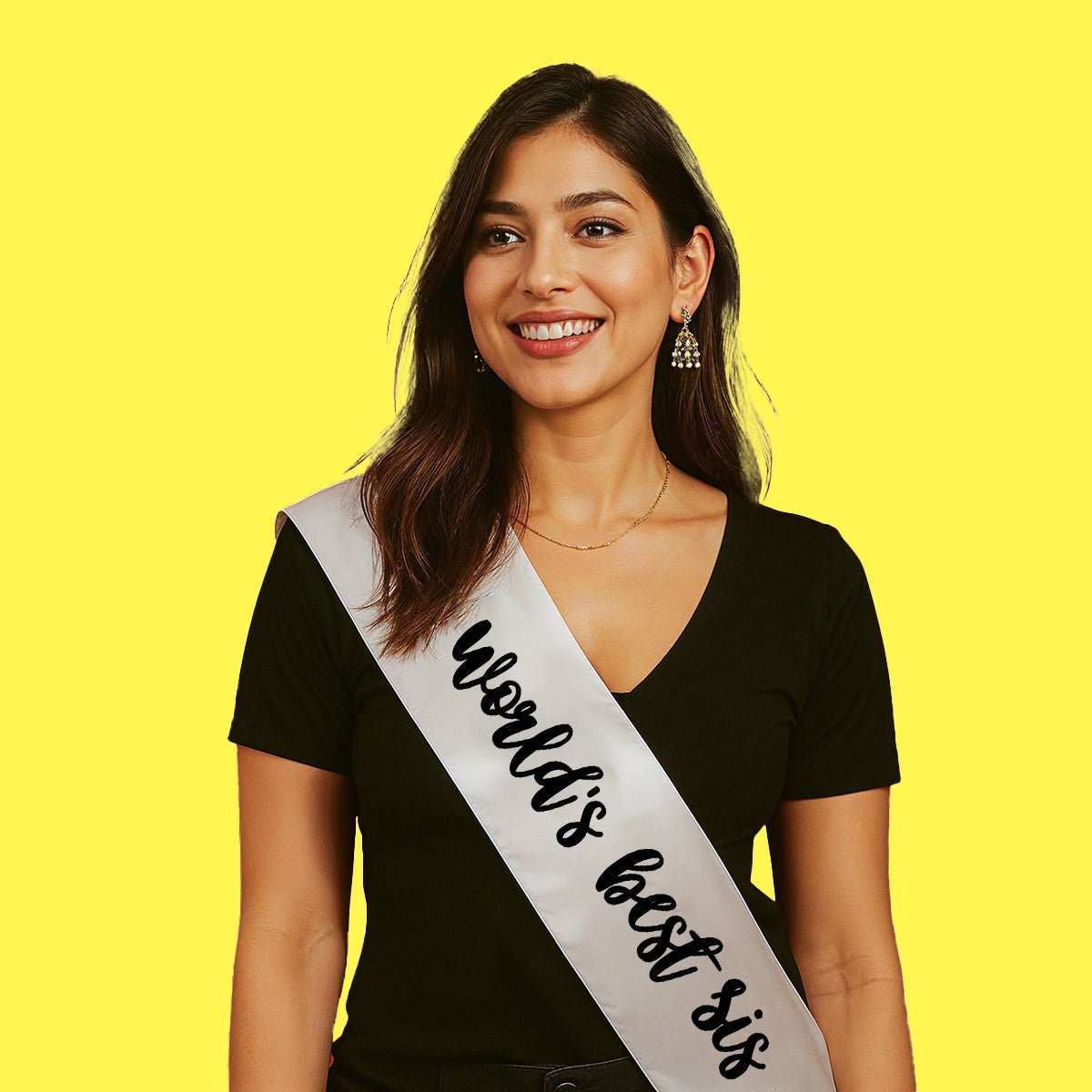 Oye Happy Best Sis Sash with Trophy – Raksha Bandhan Gift Combo for Sister / Behan - OHBSST