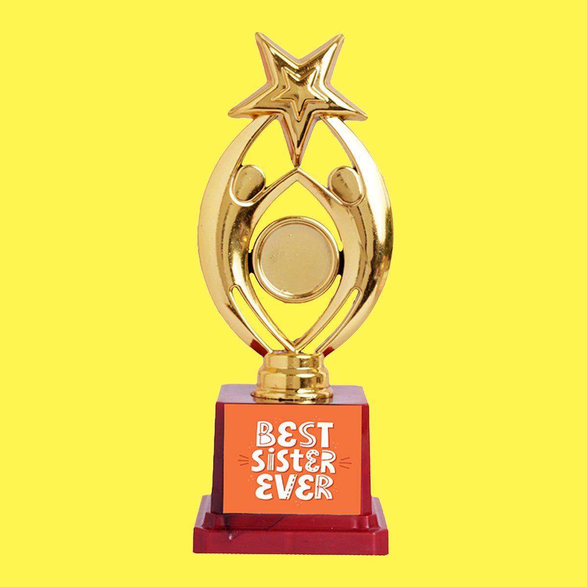 Oye Happy Best Sis Sash with Trophy – Raksha Bandhan Gift Combo for Sister / Behan - OHBSST
