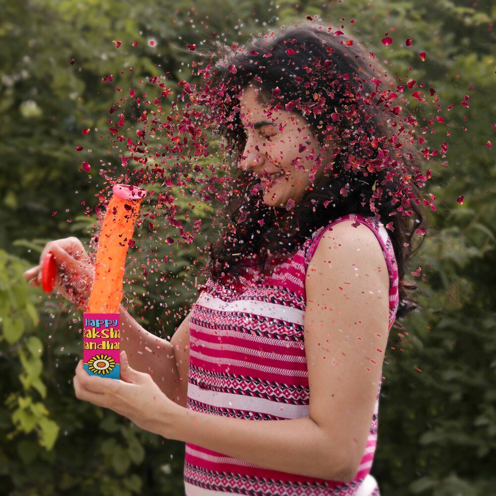 Oye Happy Best Sister Rakhi Hamper – Glitter Bomb, Fun Candle, Evil Eye Charm & Rakhi Card | Unique Rakhi Gift for Sister, Behan - OHBSRH