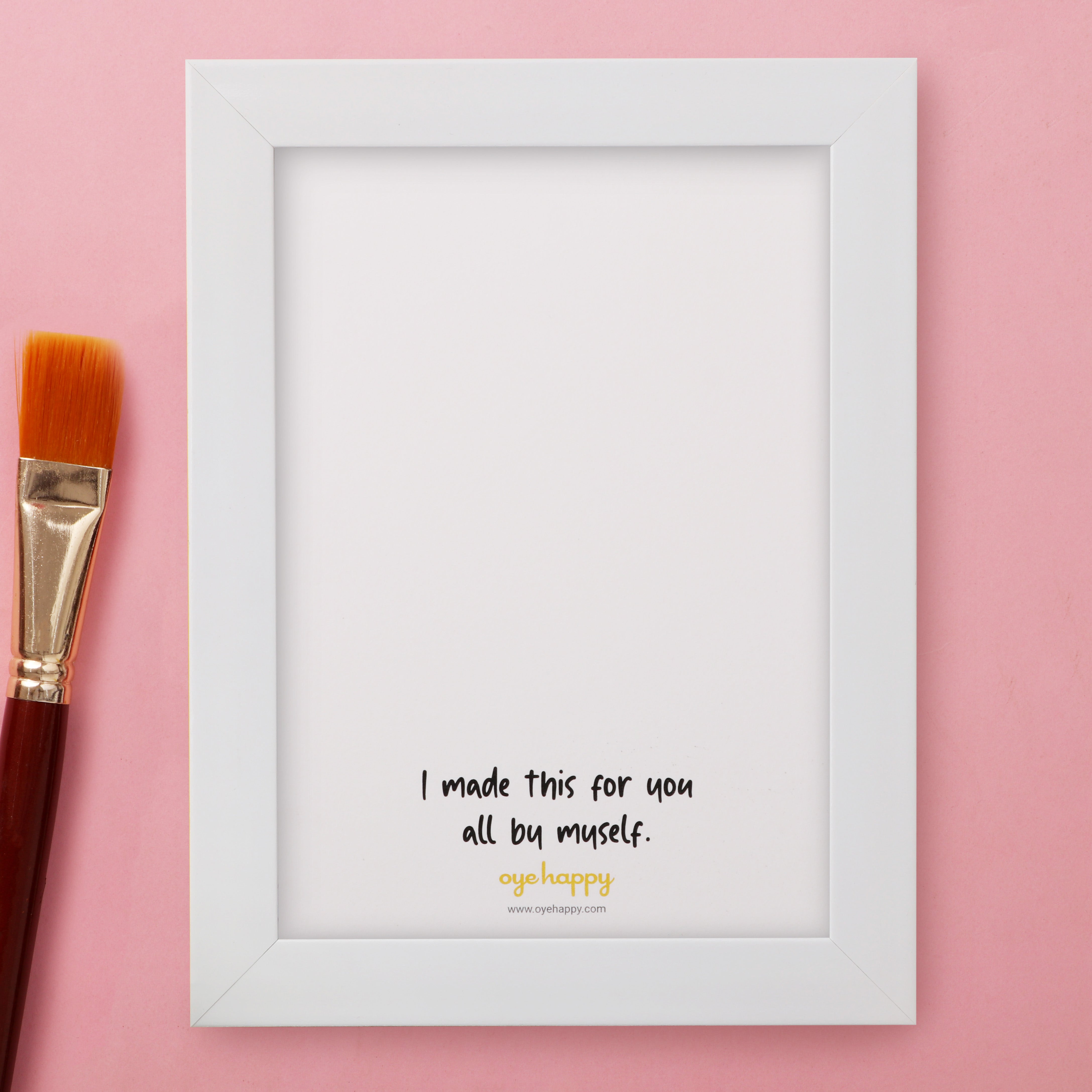 Oye Happy Footprints & Handprints Frame – Gift for New Moms - OHHFF