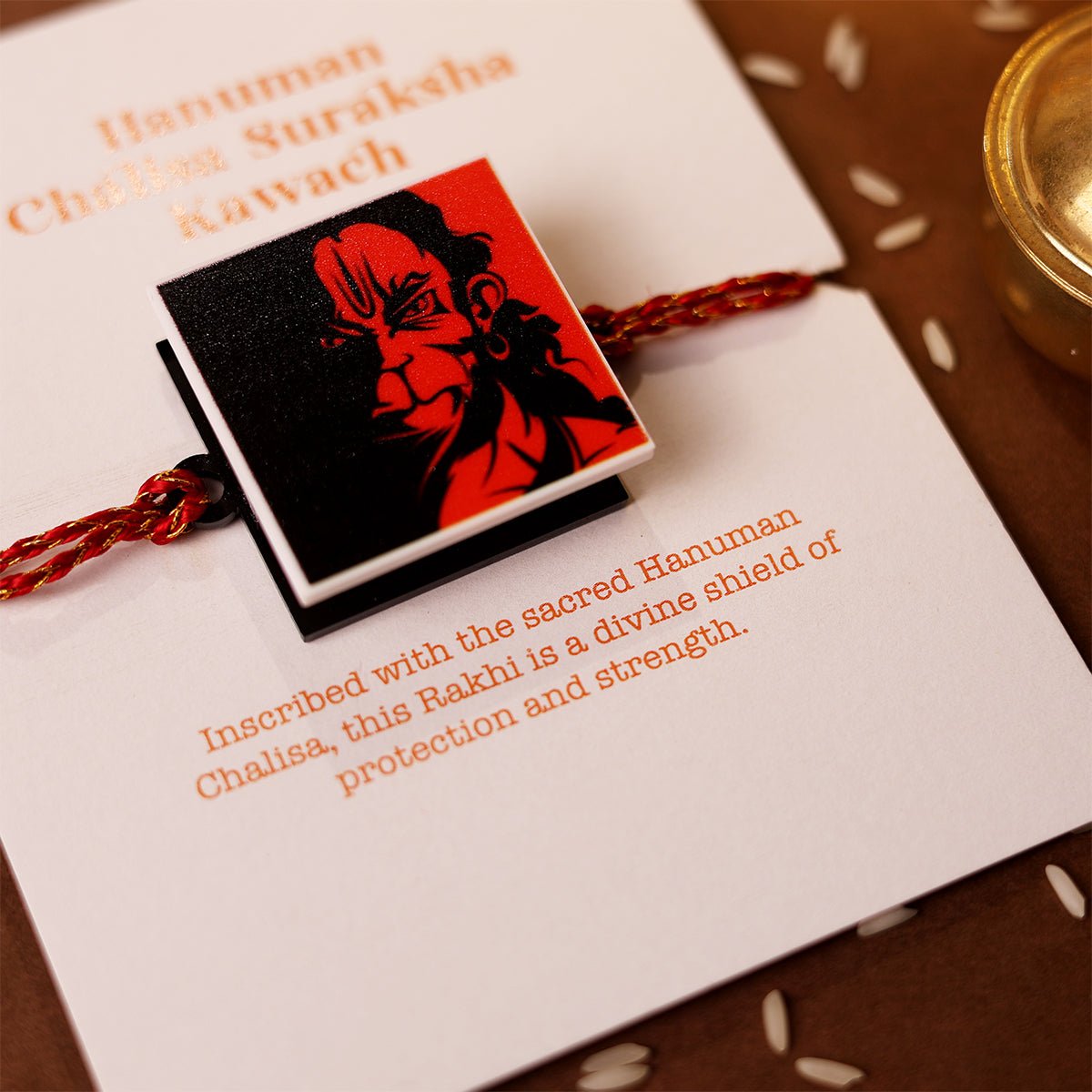 Oye Happy Hanuman Chalisa Rakhi – Spiritual Rakhi | Rakhi Gift for Brother - OHHCR