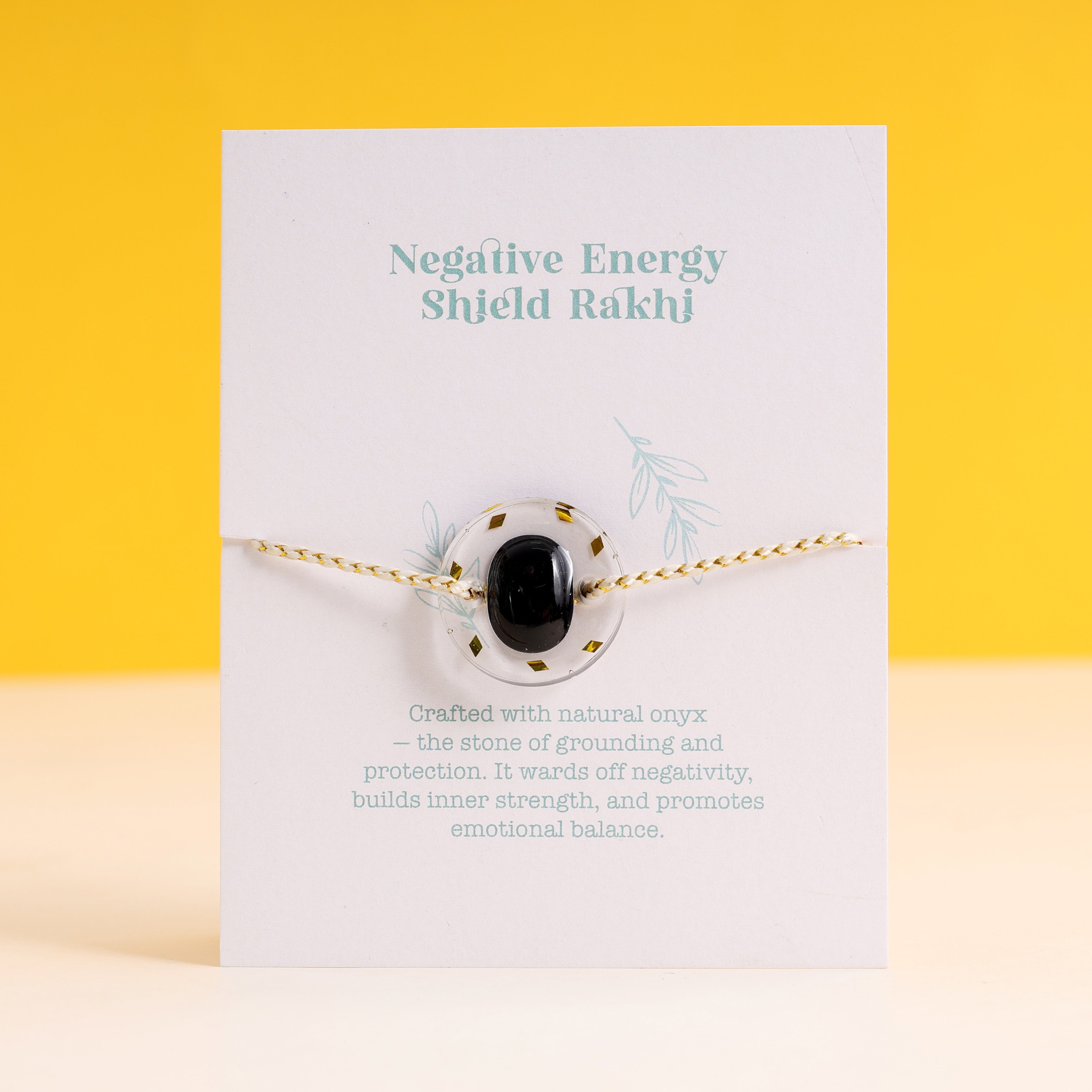 Oye Happy Health & Happiness Rakhi Combo – Healing Rakhi with Wellness Blessing Frame | Rakhi Gift for Brother , Bhaiya - OHHHRC