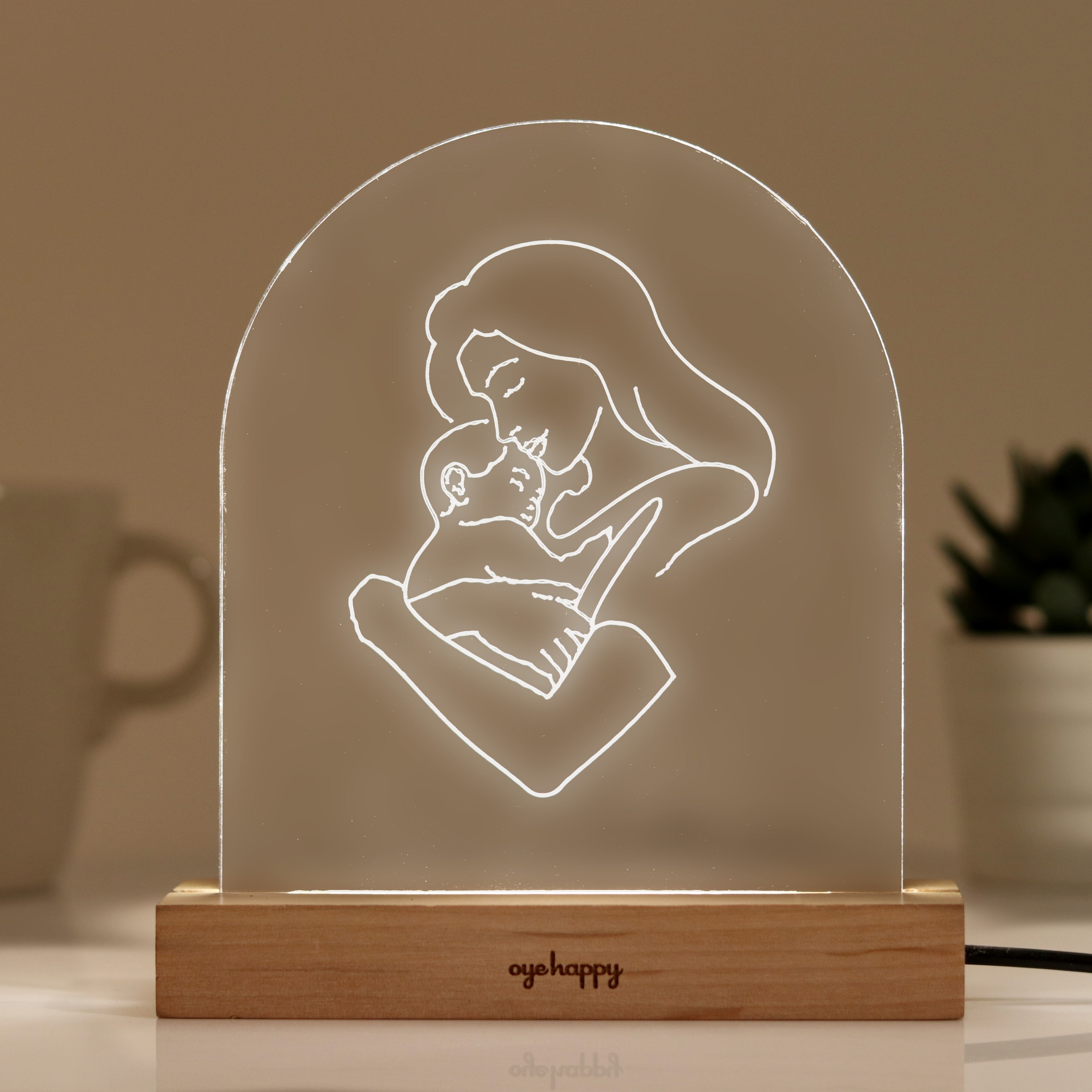 Oye Happy Mom LED Lamp - Mother's Day Edition - OHMLL