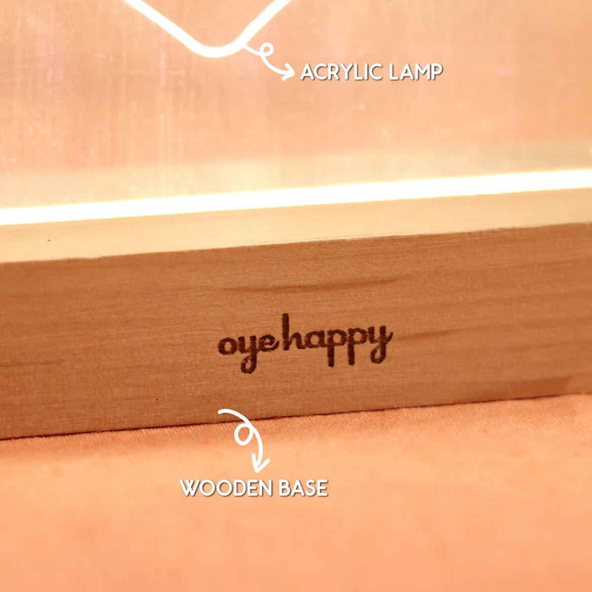 Oye Happy Mom LED Lamp - Mother's Day Edition - OHMLL