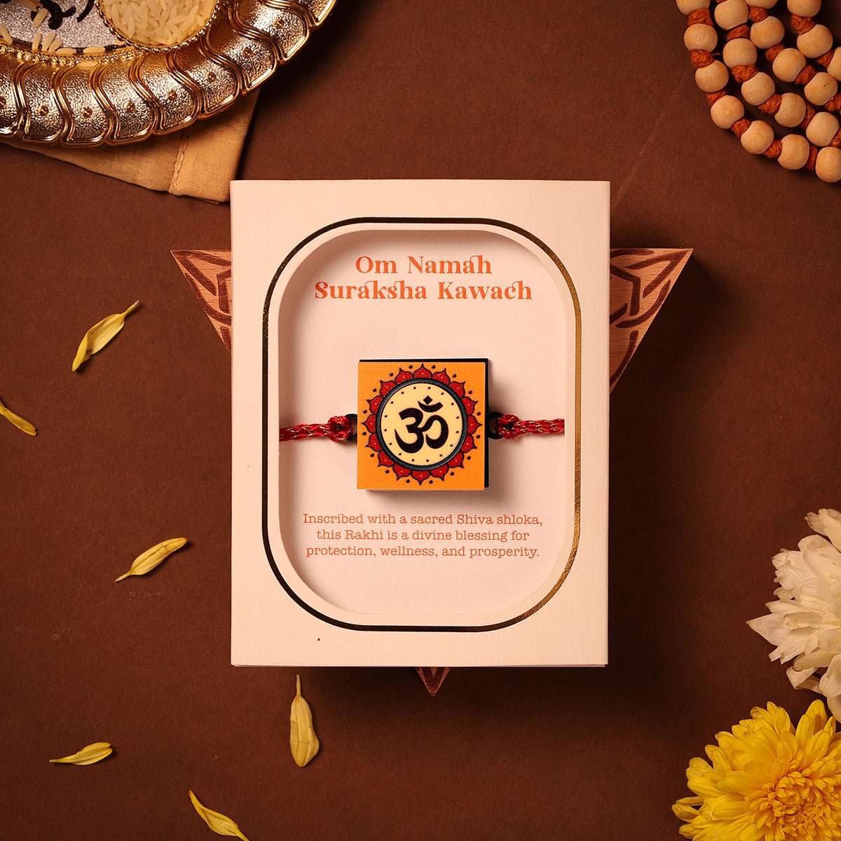 Oye Happy Om Sloka Rakhi – Spiritual Rakhi for Bhaiya | Rakhi Gift for Brother - OHOSR