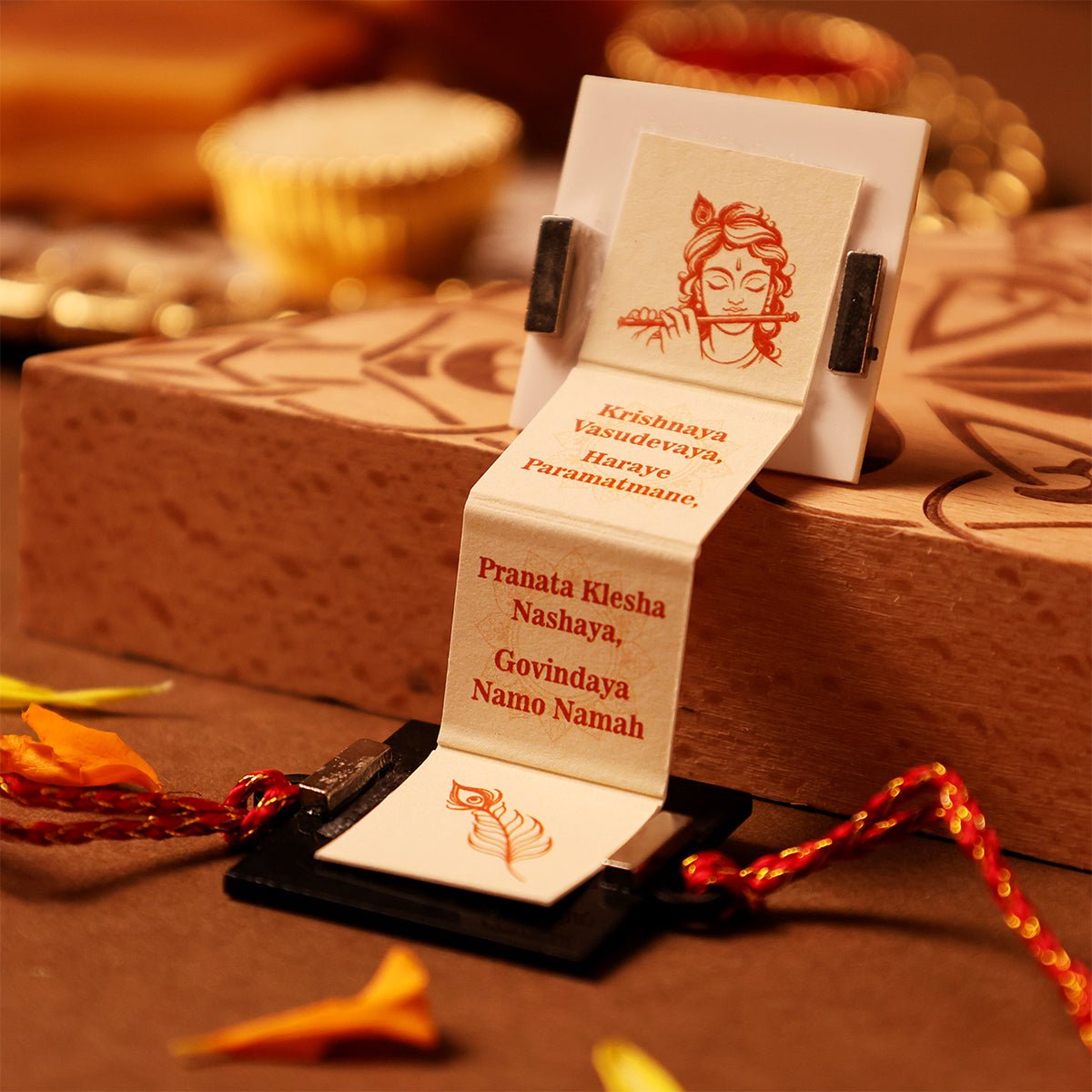 Oye Happy Om Sloka Rakhi – Spiritual Rakhi for Bhaiya | Rakhi Gift for Brother - OHOSR