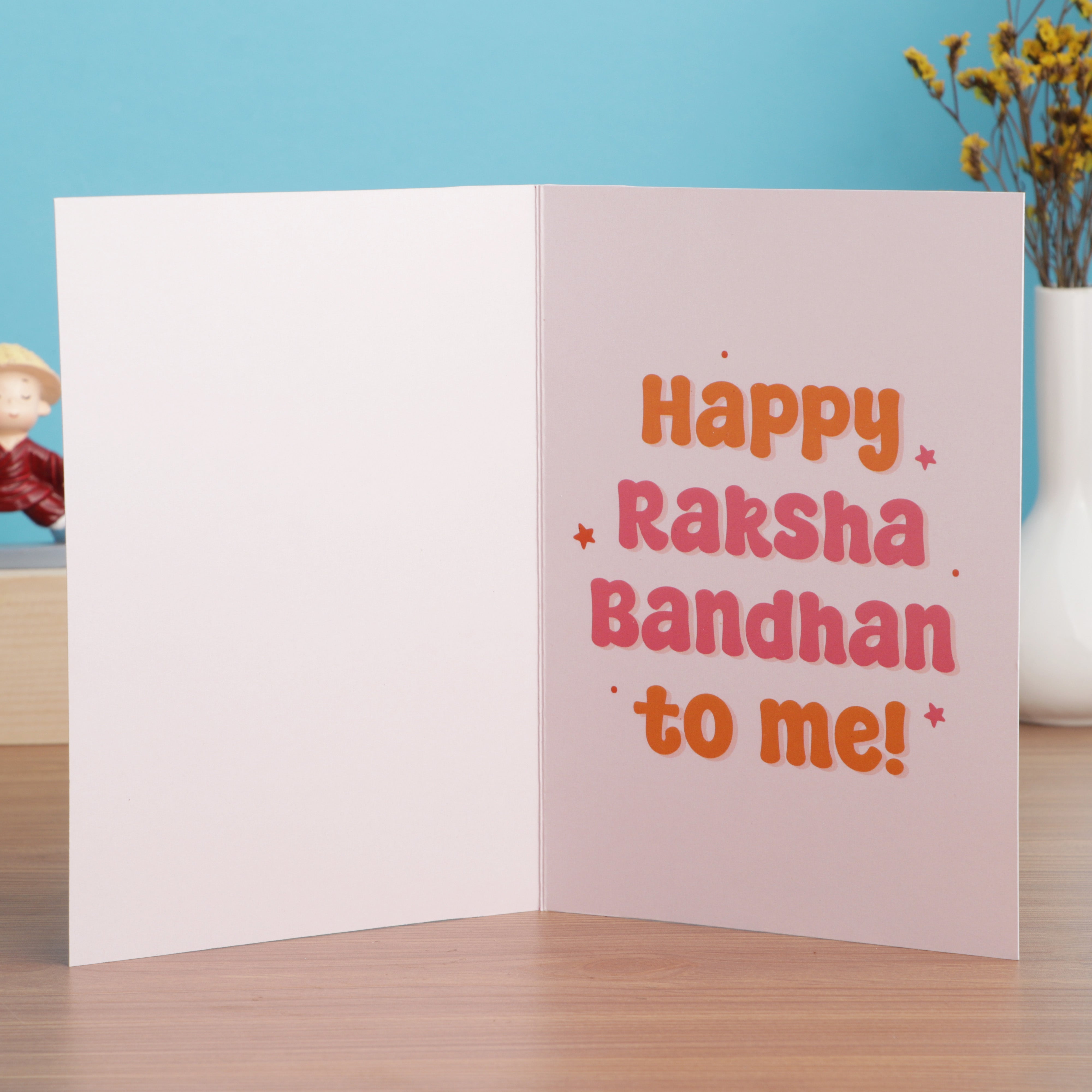 Oye Happy Rakhi ka Gift Spinwheel Card | Funny Rakhi Game Card for Brother & Sister - OHRSWC