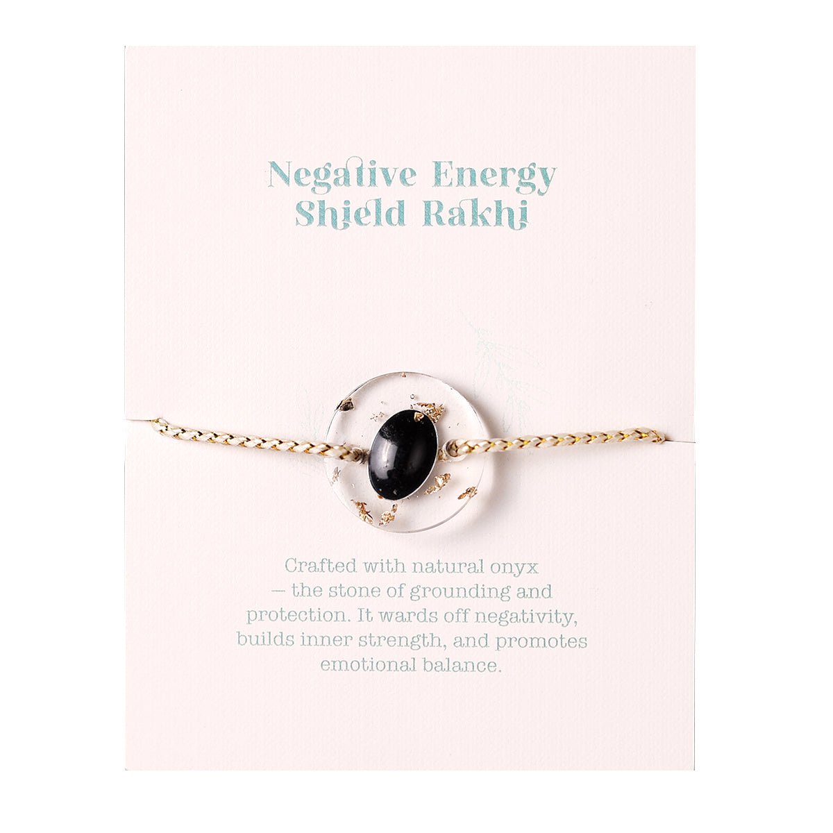 Oye Happy Strength Gemstone Rakhi | Raksha Bandhan Gift for Brother / Sister - OHSGR