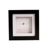 Framed stone labeled 'Stone of Prosperity' with text on a white background