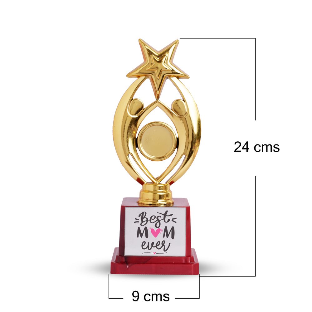 Oye Happy World's No.1 Mom Trophy - Mother's Day Edition - OHWBMT