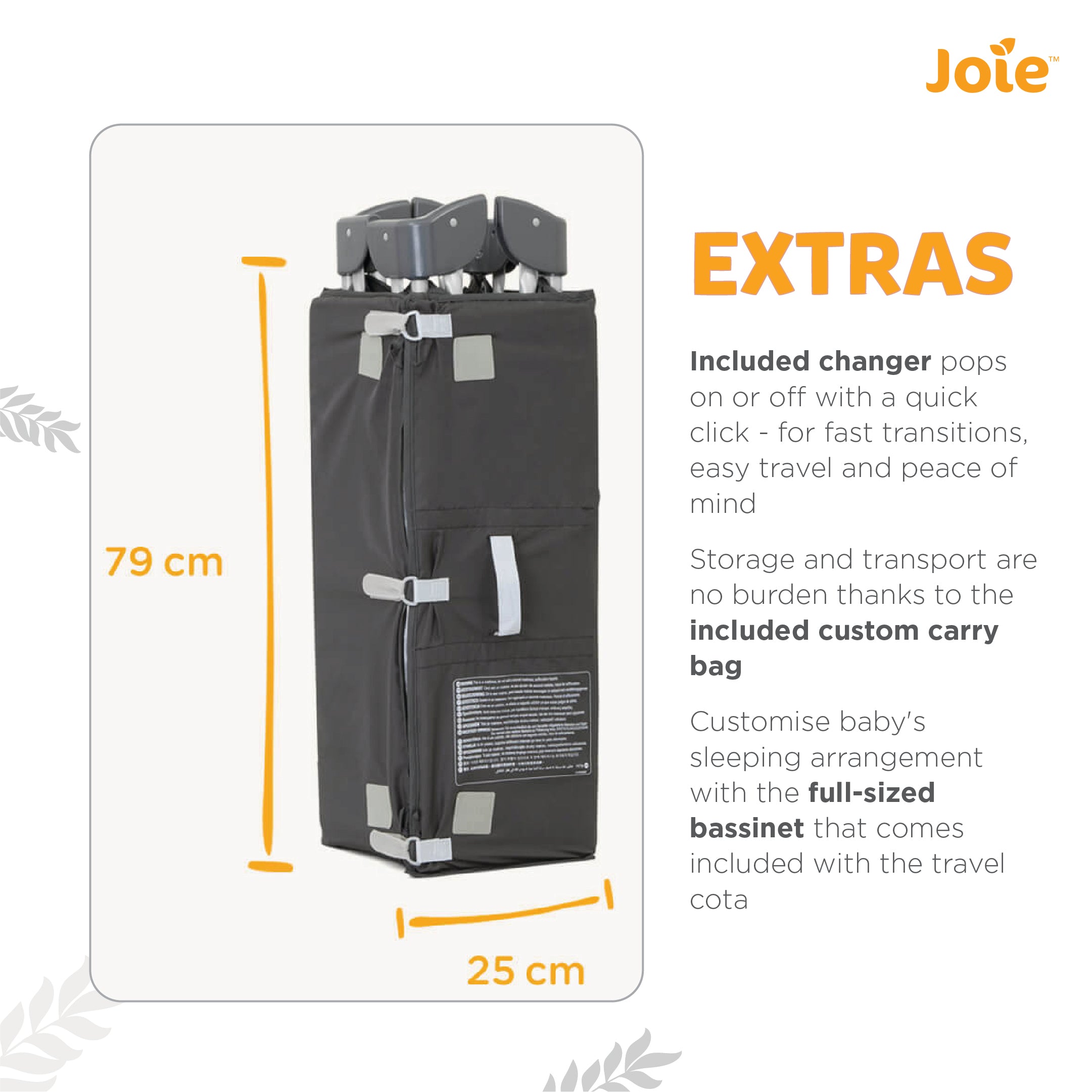 Joie Playard Commuter Change  Logan Birth+ to 15 kg