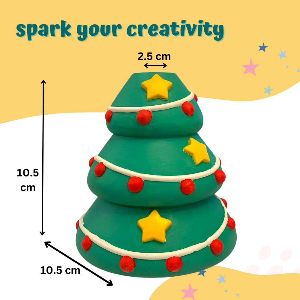 Craftopedia Paint Your Own Christmas Tree Candle Holder