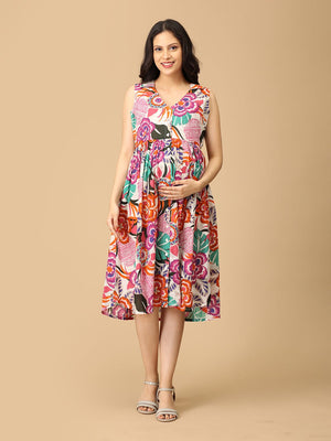 Paintbox Dream Maternity and Nursing Dress - DRS - SK - PNTBX - S