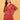 Painted Breeze Maternity and Nursing Kaftan Nighty angled front view with model walking, showcasing bump-friendly design.