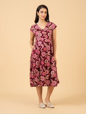 Painter’s Canvas Maternity and Nursing Dress - S Maternity Casual Dress