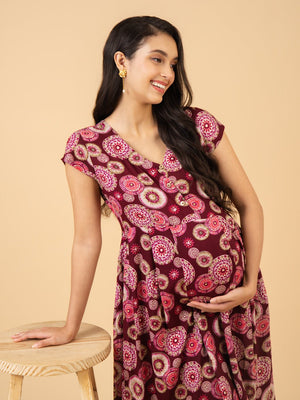 Painter’s Canvas Maternity and Nursing Dress - S Maternity Casual Dress