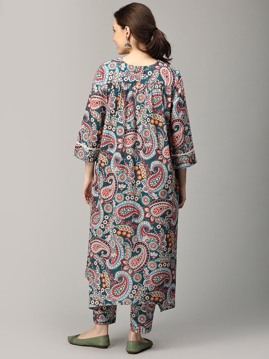 Paisley Dreamscape Maternity Nursing Co Ord Set - MEW - SK - PSDRS - S