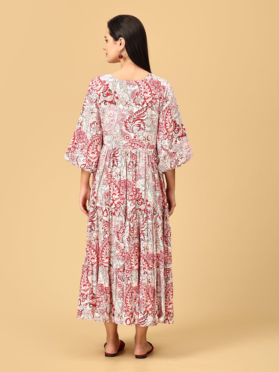 Paisley Parade Maternity and Nursing Dress - DRS - SK - PSLPR - S