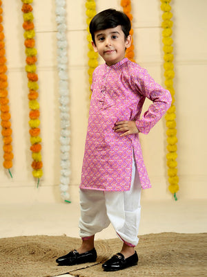 Amethyst Purple Boys Dhoti Kurta Set