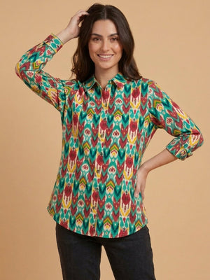 Palette Set Maternity and Nursing Oversized Shirt - S Maternity and Nursing Tops