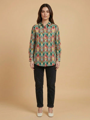 Palette Set Maternity and Nursing Oversized Shirt - S Maternity and Nursing Tops