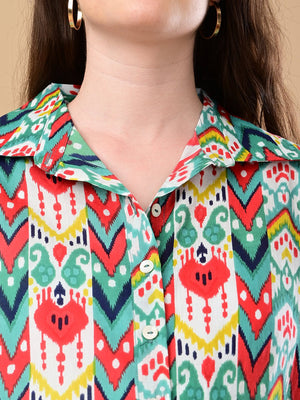 Palette Set Maternity and Nursing Oversized Shirt - S Maternity and Nursing Tops