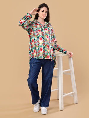 Palette Set Maternity and Nursing Oversized Shirt - S Maternity and Nursing Tops