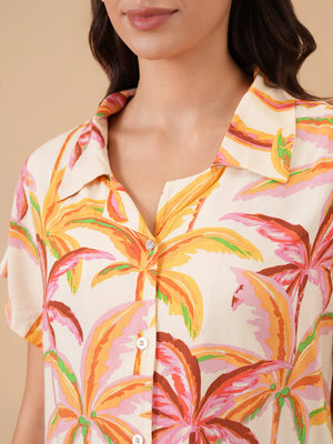 Palm Before Bed Maternity and Nursing Nightwear Set - Multi Maternity Nightwear Set