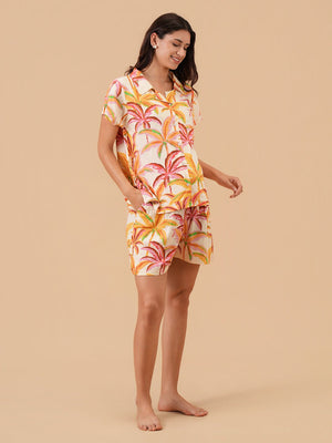 Palm Before Bed Maternity and Nursing Nightwear Set - Multi Maternity Nightwear Set
