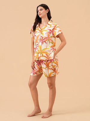Palm Before Bed Maternity and Nursing Nightwear Set - Multi Maternity Nightwear Set