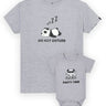 Panda Mumma and Baby Twinning - Combo of 1 T-shirt and 1 Onesie - TNW2 - PNDMTSOS