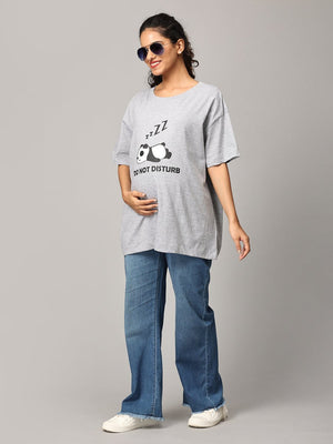 Panda Mumma and Baby Twinning- Set of 1 T-shirt and 1 Onesie - Twinning Combo