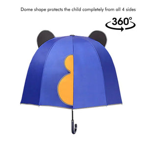 Panda theme,Helmet Shape Kids Umbrella ,4-8yrs,Bright Blue - Little Surprise BoxPanda theme,Helmet Shape Kids Umbrella ,4-8yrs,Bright Blue
