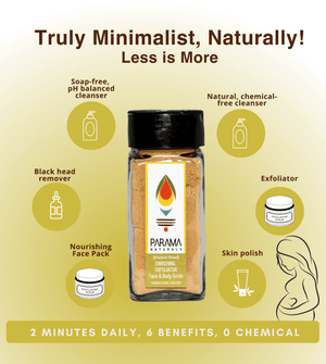 Parama Naturals Enriching Exfoliator Face & Body Scrub - 46096