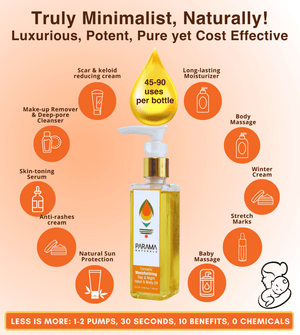Parama Naturals Moisturizing Face & Body Oil - 41036