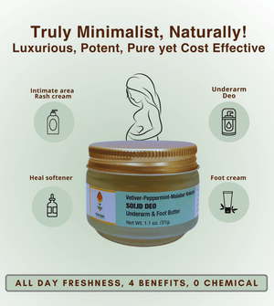 Parama Naturals Solid Deo Butter- For Underarms and Feet 31 g - 42065