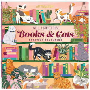 Parragon Art Maker Creative Colouring Books Cats | The Mom Store - Activity Book