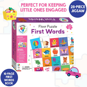 Parragon Building Blocks Floor Puzzle First Words | The Mom Store - Puzzles