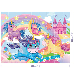 Parragon Carry & Play Rainbow Unicorns | The Mom Store - Puzzles