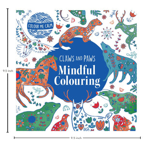 Parragon Colour Me Calm Claws & Paws | The Mom Store - Coloring Book