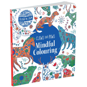Parragon Colour Me Calm Claws & Paws | The Mom Store - Coloring Book