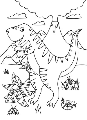 Parragon Dino Colouring Awesome Colouring 4 | The Mom Store - Colouring Book