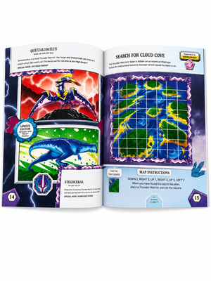 Parragon Dino Warriors Thunder Sticker Book - Activity Book