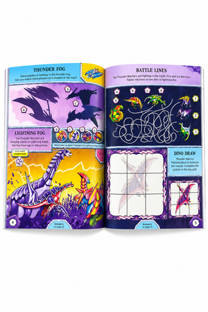 Parragon Dino Warriors Thunder Sticker Book - Activity Book