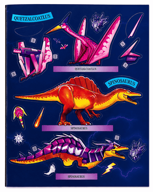 Parragon Dino Warriors Thunder Sticker Book - Activity Book