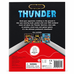 Parragon Dino Warriors Thunder Sticker Book - Activity Book
